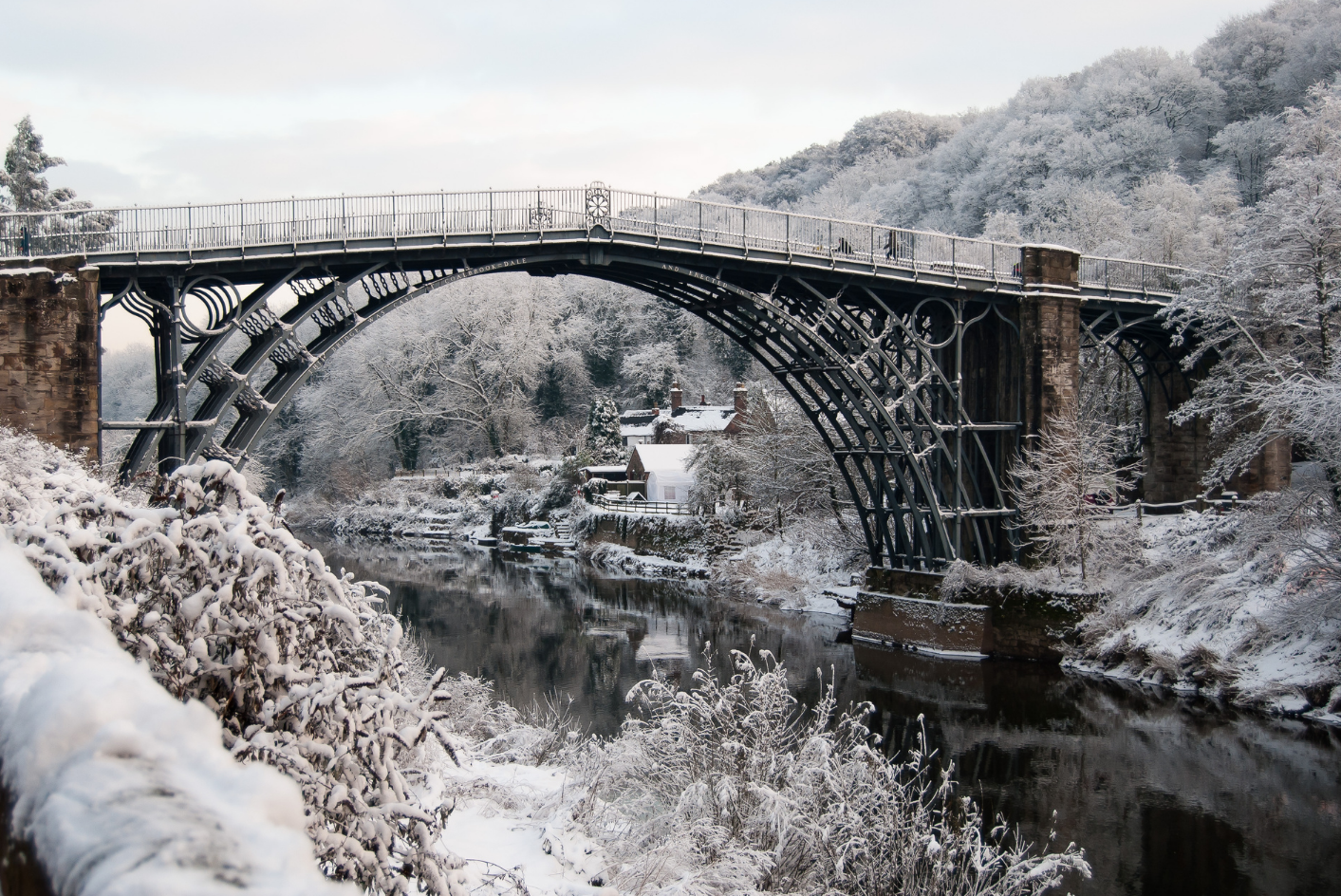 Ponte Ironbridge na inglaterra